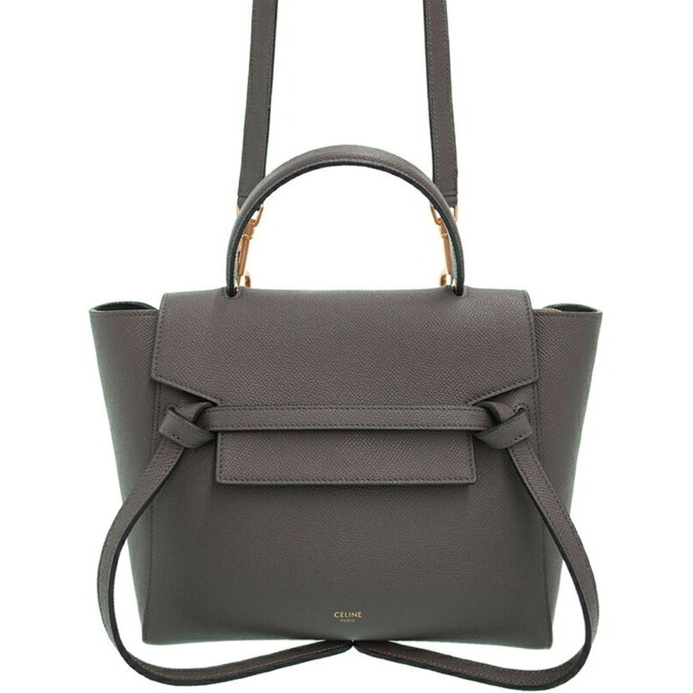 Celine Belt Body Bum Bag Grained Calfskin Leather - Picture 1 of 5